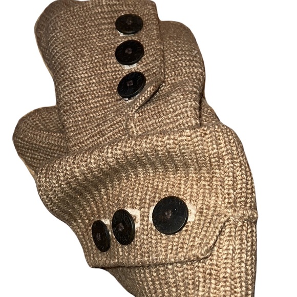 Ugg Classic Tan Tall Woven Textile Yarn Boots Size 7 - Picture 3 of 6